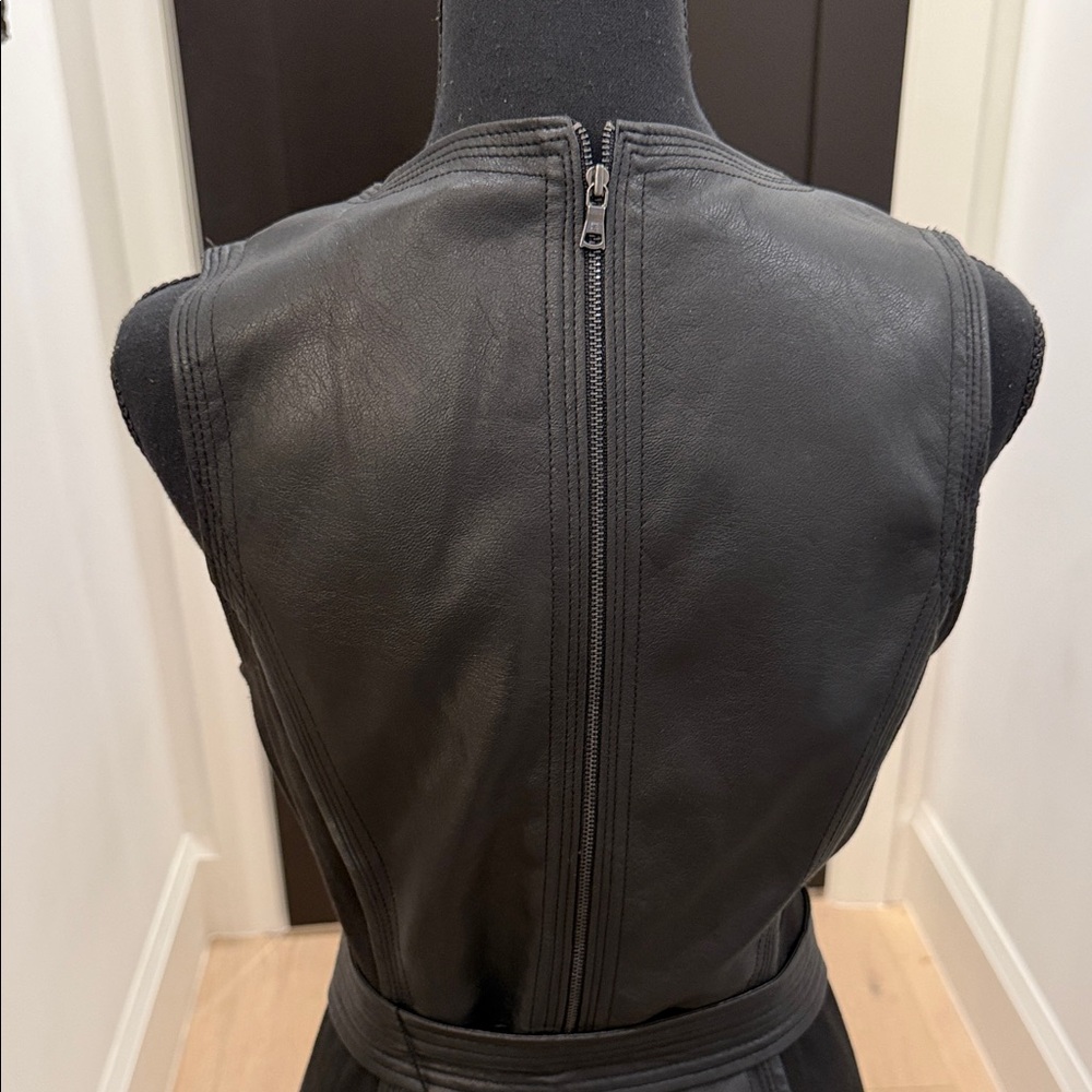 BCBGMaxAzria Black Sleeveless Wrap Dress - Picture 5 of 7